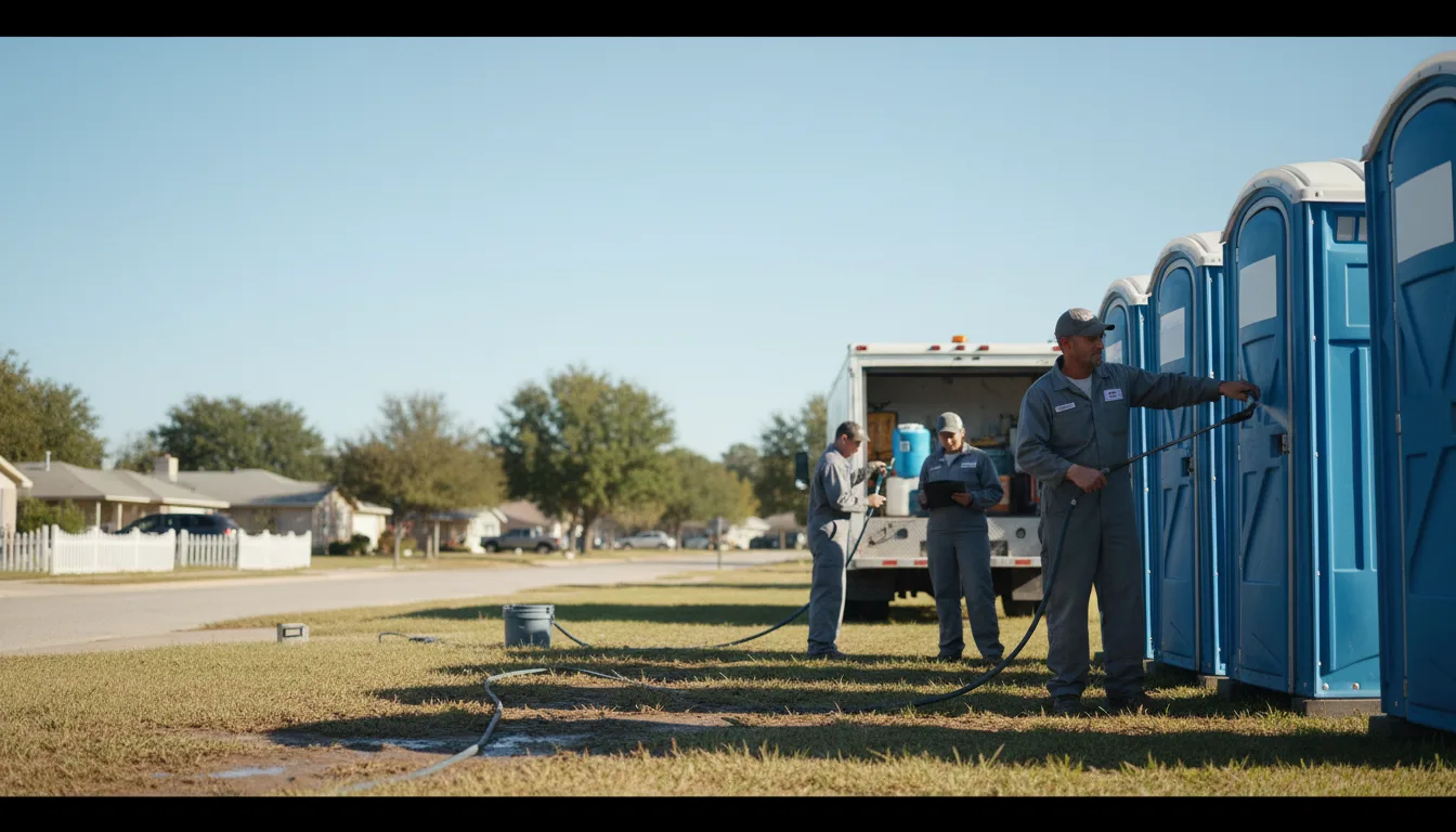 Long-Term Portable Toilet Rental in Burdett, KS near me